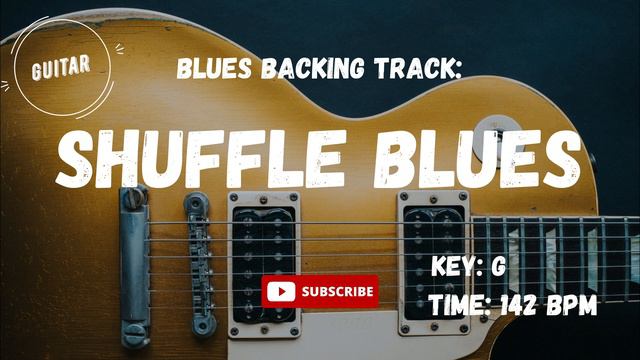 Shuffle Blues Guitar Backing Track Jam in G ( 12 Bars Blues ) смотреть онлайн