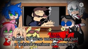 Sonic Characters React To Secret Histories Tails, Mega Man, and Mario // GCRV