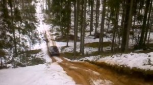 вишнёвая нива заехала