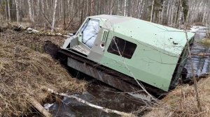 Обкатка и испытание гусеницы ДОЗОР на новом концепте вездехода