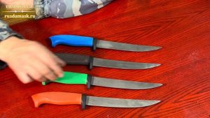 Новинка! Филейный нож Судак из резинопластика! Приглашение на выставку Клинок 2-5 ноября 2023.