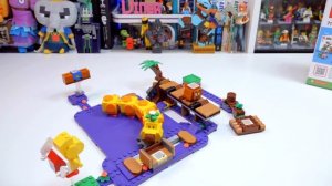 LEGO СУПЕР МАРИО 2 - ЯДОВИТАЯ ГУСЕНИЦА ЕСТ КОЛБАСКУ