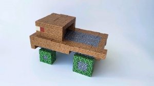 Minecraft DIY / Конструктор на Магните / Minecraft Tractor / Magnetic Product Minecraft