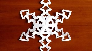 Как сделать простую снежинку из бумаги поэтапно снежинка елочка