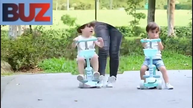 Tricicleta pentru copii reglabila смотреть онлайн