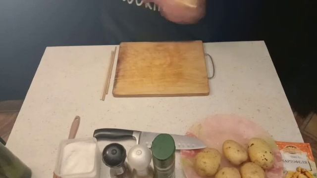 Мясо по Итальянски и Запеченый картофель (на шпажках)