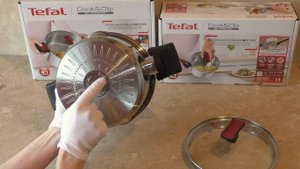 Обзор кастрюля с крышкой Tefal Cook&Clip, 2,9 л (g7234474) g7232273