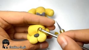 FNaF 4 | Fredbear Plush Clay Tutorial | Plastilina