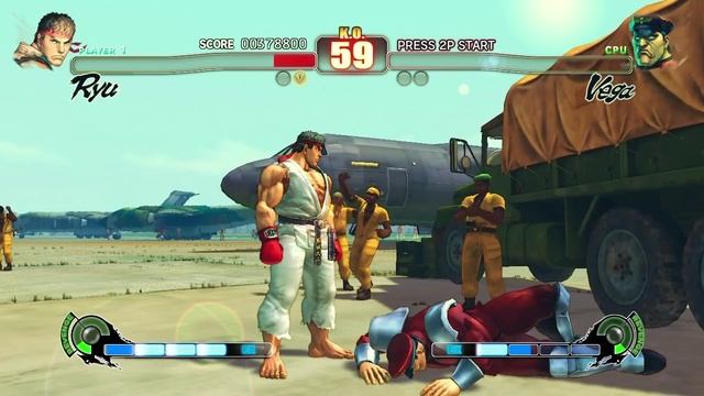 Street Fighter IV - RYU Complete Playthrough (PS3) смотреть онлайн
