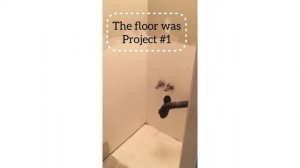 Powder Room Makeover Part One: How to Patch/ Install Sheet Vinyl