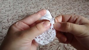 Простая красивая салфетка крючком Часть 2