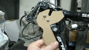 Изобретаю дисковый тормоз на раму с v-brake тормозом.