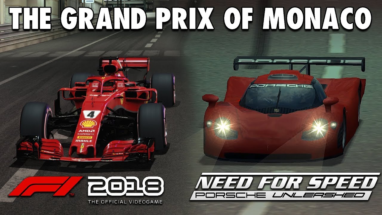 F1 2018 vs. Need for Speed: Porsche Unleashed - The Monaco Grand Prix