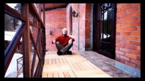 Садовый паркет из лиственницы