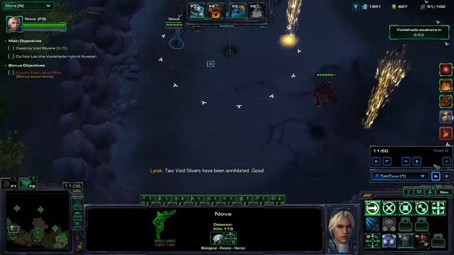 Starcraft 2 Co-op Mutation #124: Unstable Environment - Nova Solo (p3) [=Brutal+1] смотреть онлайн