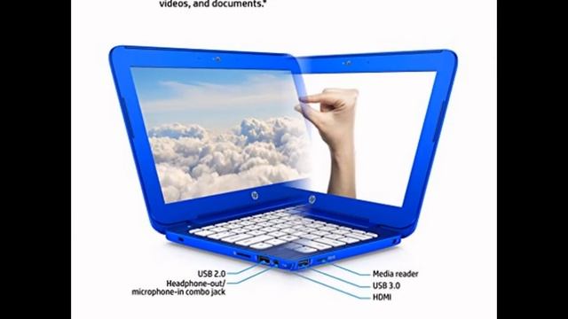 Buy HP Stream 11-r010nr 11.6-Inch Notebook ( Windows 10 Home 64- Bit), Cobalt Blue смотреть онлайн