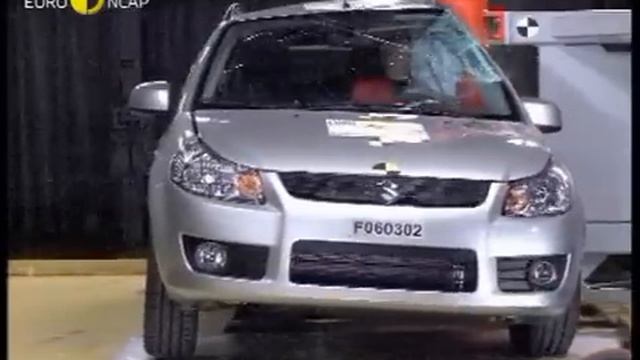 Suzuki SX4 2006 Euro NCAP crash test смотреть онлайн