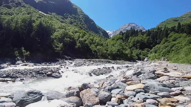 2023 Домбай Водопад Чертова Мельница