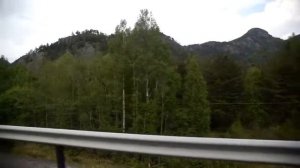 Норвегия. Вид из окна машины. 01 04