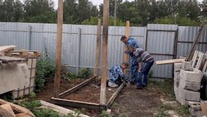Строим туалет с хоз. блоком