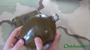 Армейская фляжка. Советская полевая фляга.