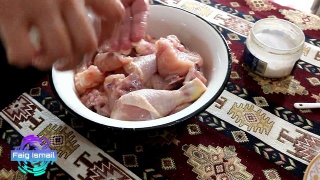 Чыхыртма Приготовление стручковой фасоли с вишней