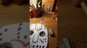 Как сделать маску Jaysona из картона и из бумаги