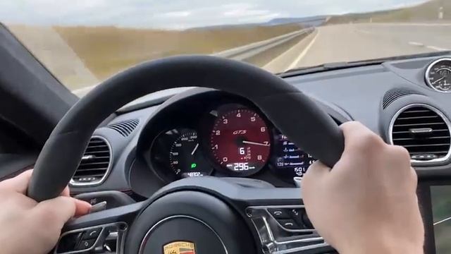 Porsche 718 Cayman GTS short 300KmH Autobahn Fly - ASG Sound смотреть онлайн