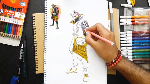 How to Draw Drift Fully Upgraded | Fortnite