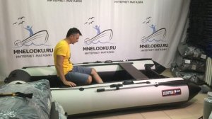 ✅ НДНД для рыбалки стоя! НОВИНКА - лодка ПВХ Хантер 335 А лайт плоское дно