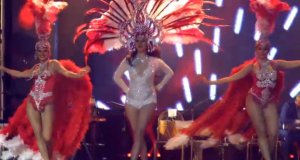 Девушки в перьях от кабаре бурлеск шоу «5 МУЗ» - Каталог артистов