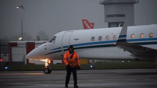 ✈ Embraer Legacy 650 D-AHOS Start up & Departure from London Southend! смотреть онлайн