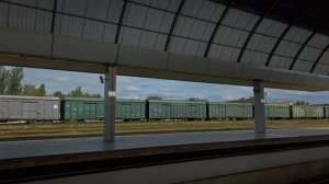 Кишинев 2022, приехали на ЖД вокзал, гуляем по перрону, скверу, магазинам и пьем кофе.
