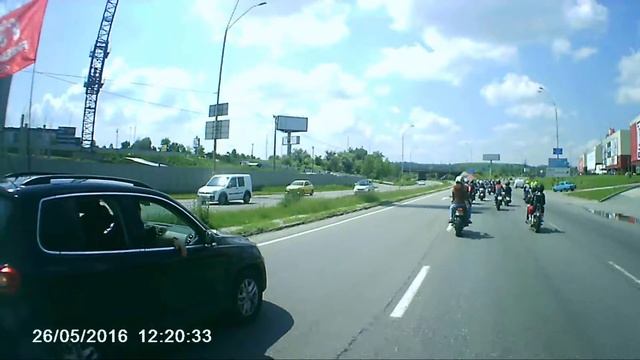 Покатушки на мотоциклах по Киеву. Мотопокатушки Free Riders Kiev
