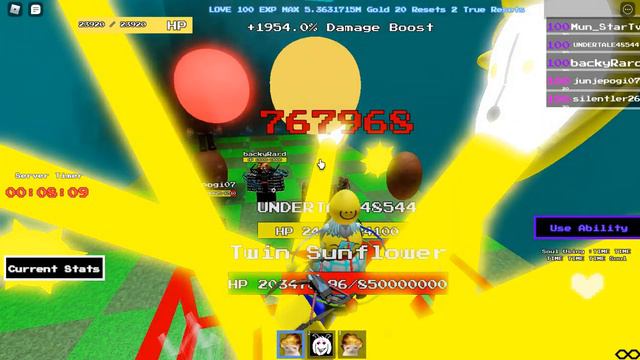 BEATING TWIN SUNFLOWER IN Undertale: Last Reset смотреть онлайн