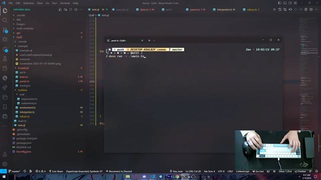 Working On Quill - A Custom Programming Language (LIVESTREAM)