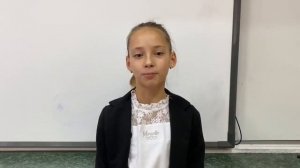 Поздравление Гимназии с 85 летием от 5В, кл рук Л А Бессонова