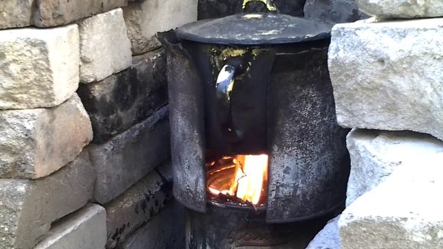 Пиролизная печка (wood gas stove) смотреть онлайн