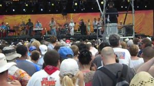 Vince Gill and Sheryl Crow - Lay Down Sally @ Eric Claptons Crossroads Guitar Festival 2010.AVI
