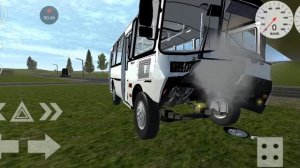 Паз 3205 Пазик против Tesla Semi в Simple Car Crash