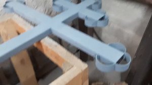 Делаем крест на храм в с.Кринички (Старый Крым)