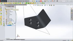 Solidworks: Листовой металл. Исключение зенковки отверстия из развертки. Flatten without countersin