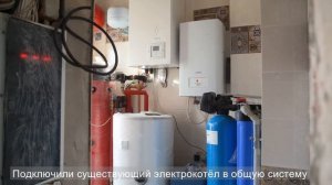 Работа теплового насоса Hitachi (воздух-вода)