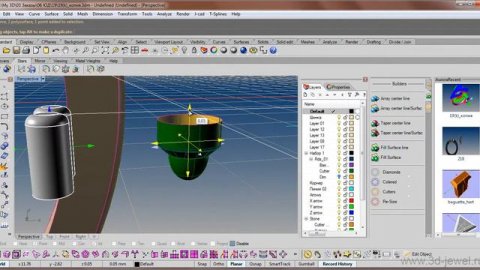 Знакомство с плагином Jewelerscad для Rhinoceros 5.0. Часть 1