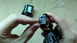 Как переделать налобный фонарь на li-ion