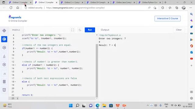 What is the difference between IF and ELSE IF [] If-else if Statement pat-1 [[]] Tech CS Engineerin смотреть онлайн