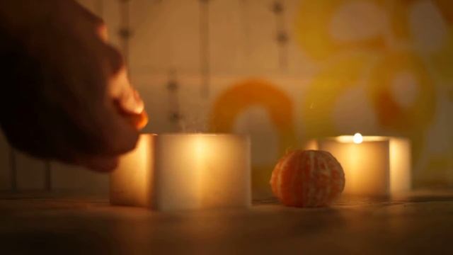 Опыт вместе с папой №1. Мандарин и свечка. смотреть онлайн