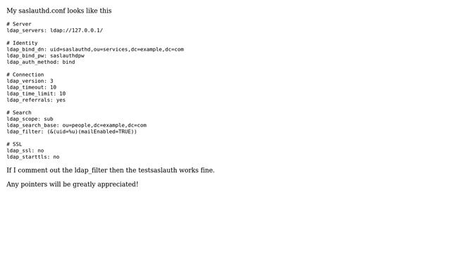 DevOps & SysAdmins: Bad search filter - postfix, OpenLDAP, Saslauthd смотреть онлайн