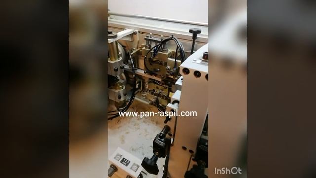 Кромление мебельных деталей на прямолинейном кромкооблицовочном станке