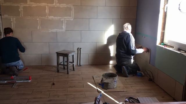 Tiling, walls, puttying, painting. Sanitary unit смотреть онлайн